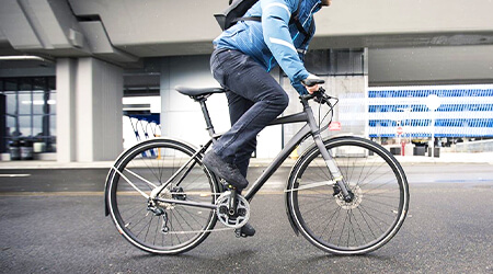 Bicycle commuter store shoes