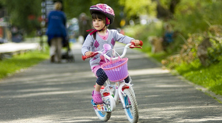 Little girl best sale bicycle accessories