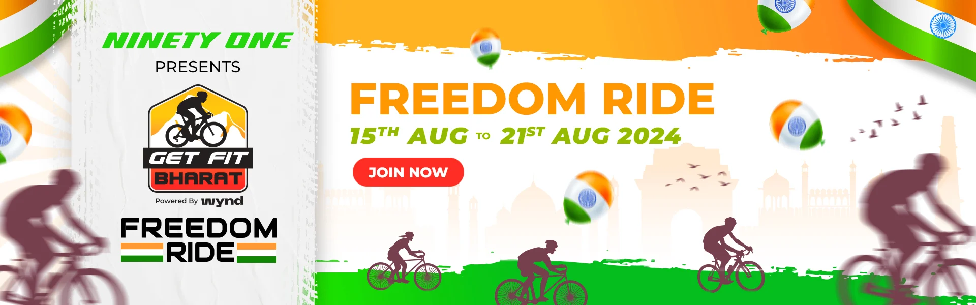 Get Fit Bharat Freedom Ride