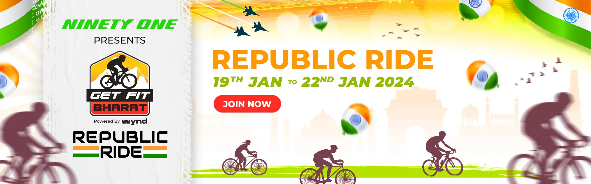 Get Fit Bharat Republic Ride: 4 Day Cycle Ride