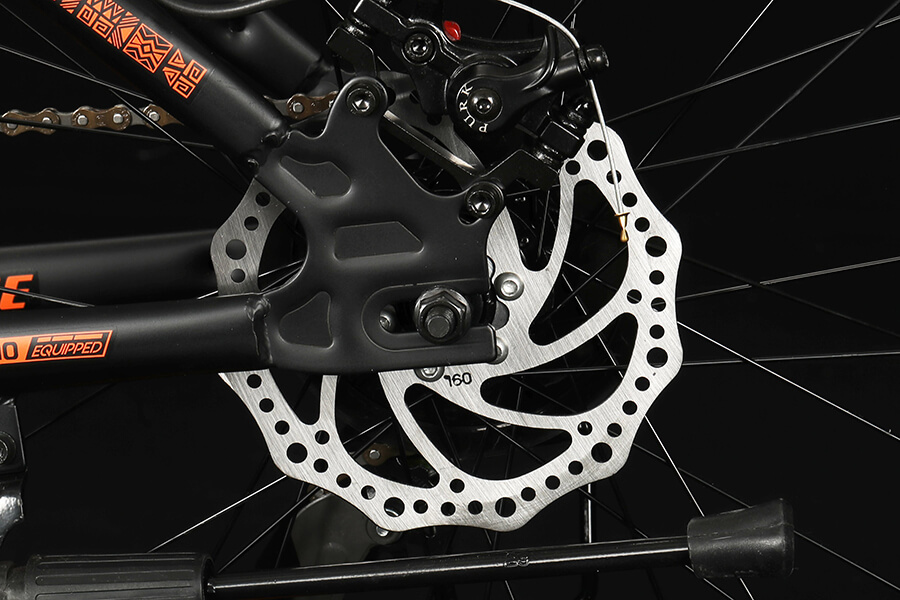 F R Mechanical Disc Brakes of MTB Bike