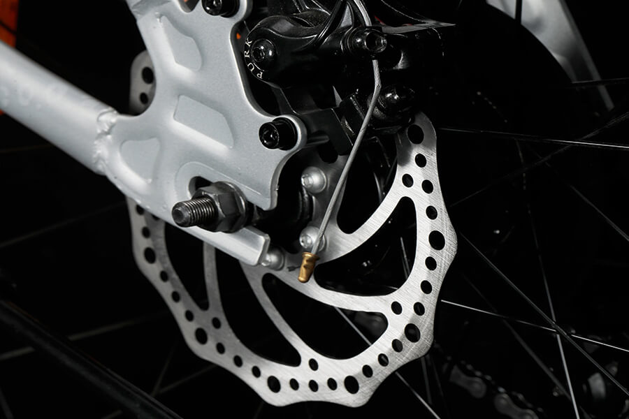 F R Mechanical Disc Brakes of MTB Bike