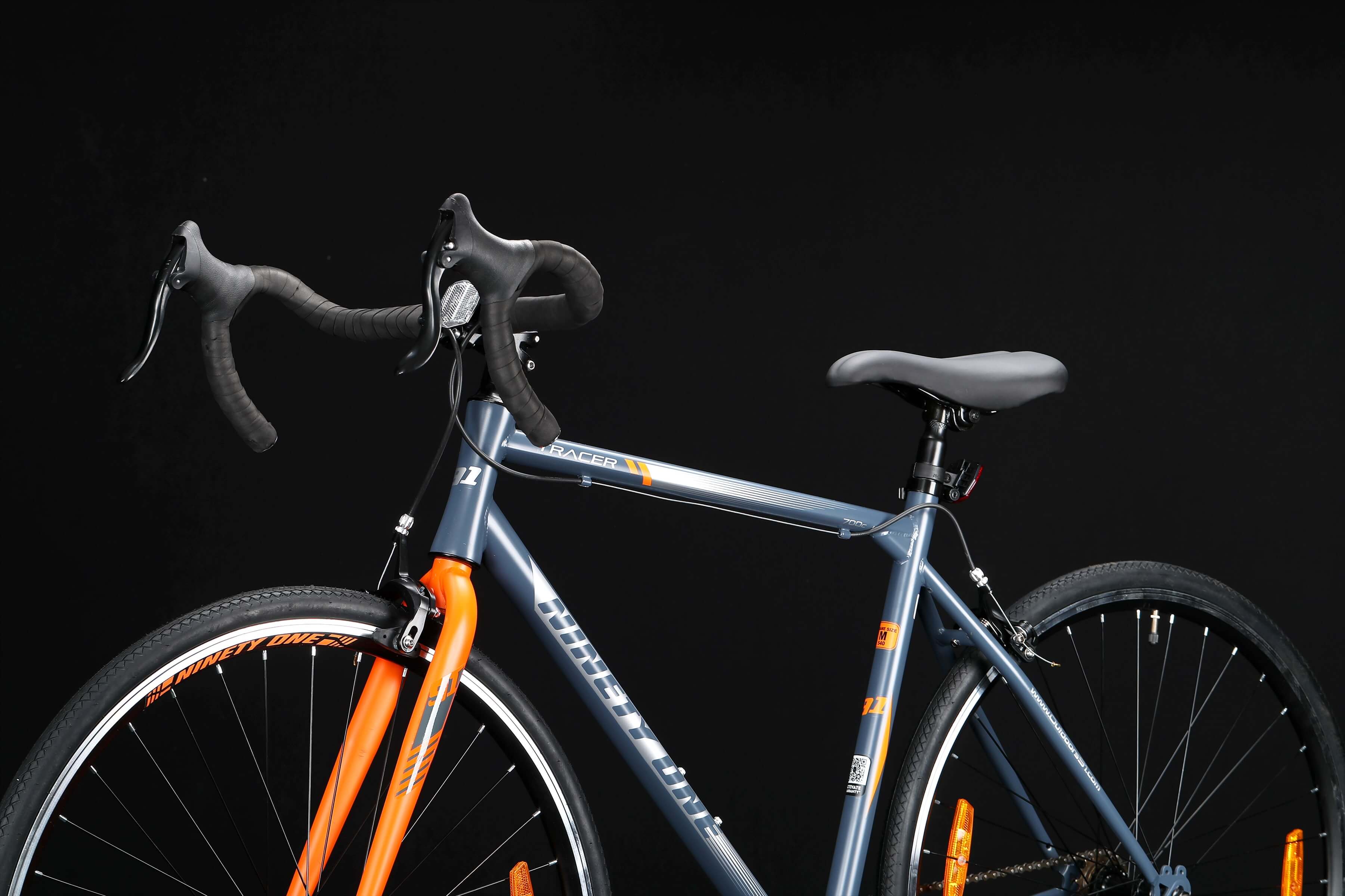 Buy Tracer 700C Single Speed Gray Orange Cycle by 91 Online