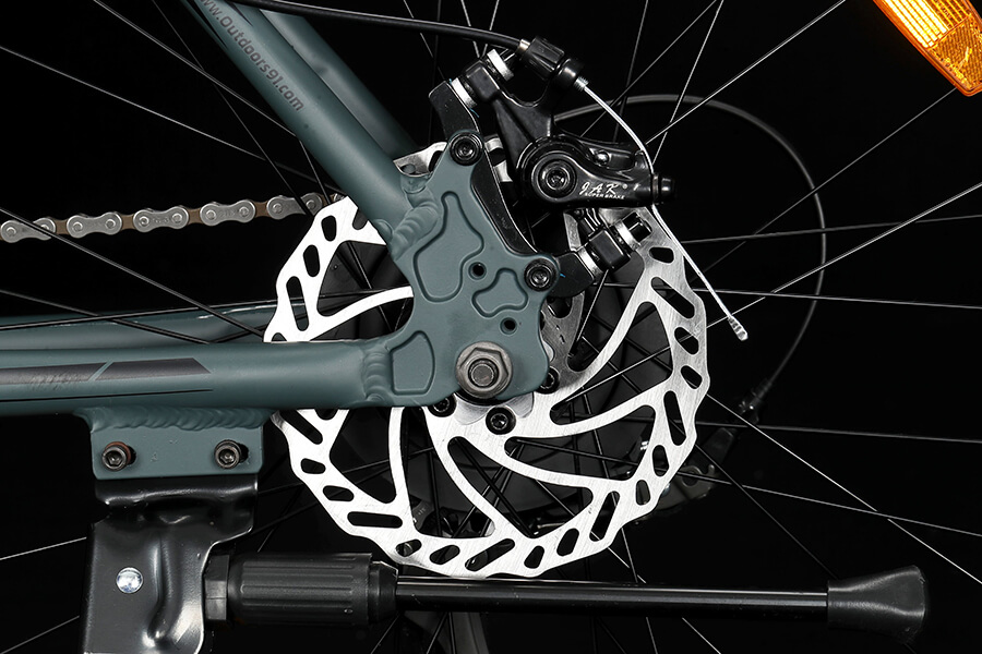 JAK 7 F R Alloy Mechanical Disc Brakes of CITY Bike