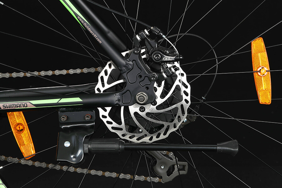 JAK 7 F R Alloy Mechanical Disc Brakes of CITY Bike