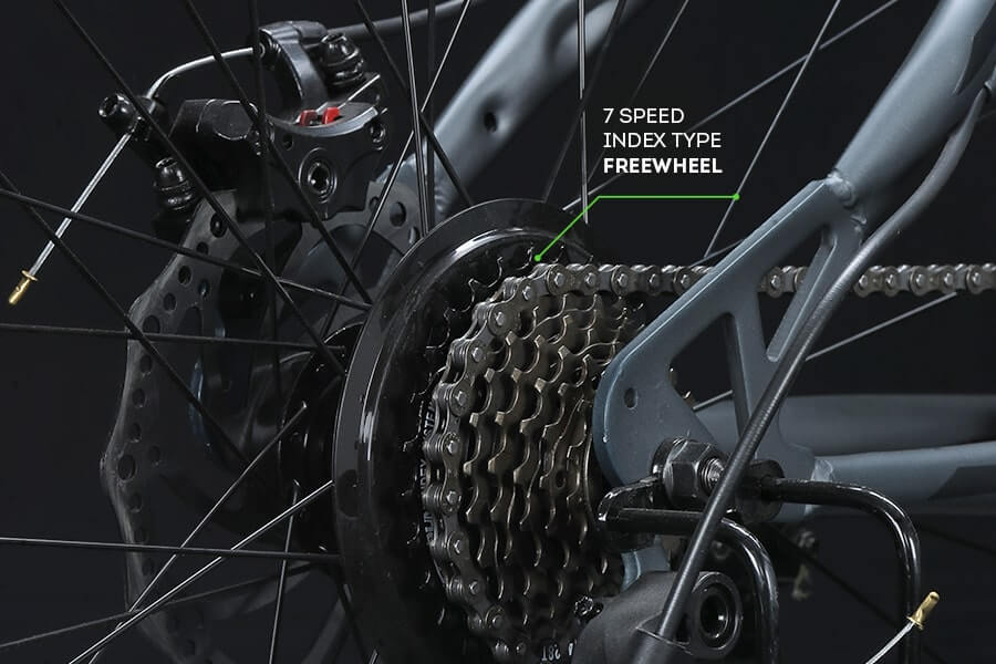 gear cycle with disc brake