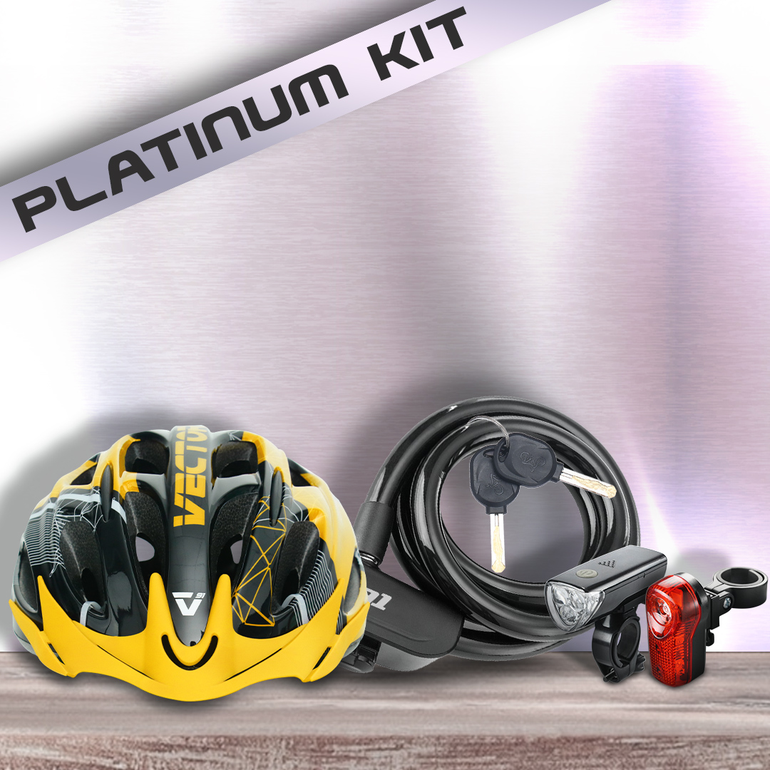 Cycle Accessories Platinum Kit (Black Yellow) image 1