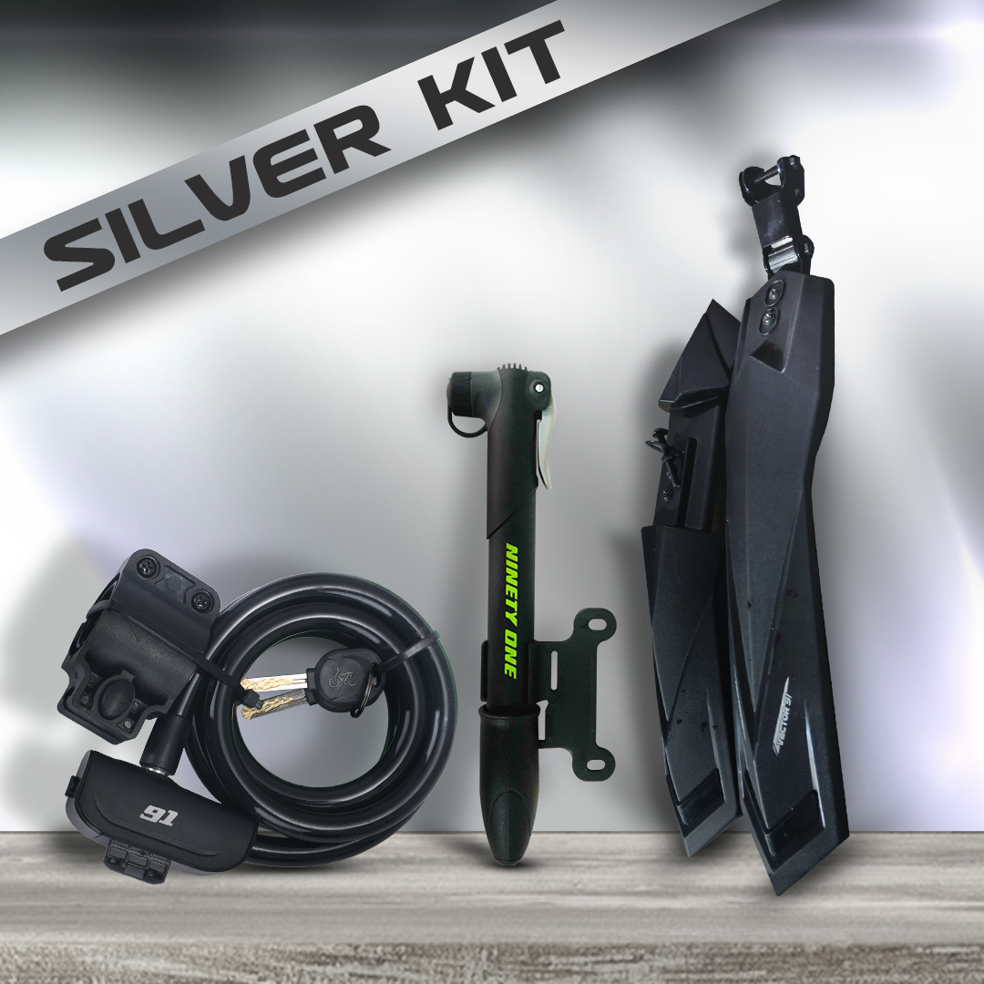 Cycle Accessories Silver Kit (Black) image 1